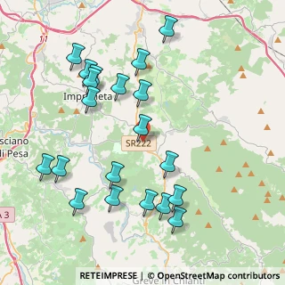Mappa Via degli Ulivi, 50022 Greve in Chianti FI, Italia (4.5285)