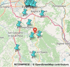 Mappa Via degli Ulivi, 50022 Greve in Chianti FI, Italia (10.606)