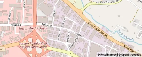 Mappa Sassari