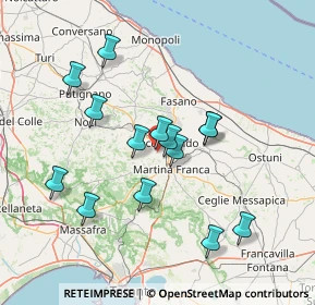 Mappa Str. Giuseppe Battaglini, 74015 Martina Franca TA, Italia (14.56714)