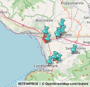 Mappa Via Ripuaria, 80053 Castellammare di Stabia NA, Italia (3.17545)