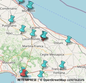 Mappa Contrada S. Donato, 72014 Cisternino BR, Italia (23.43211)