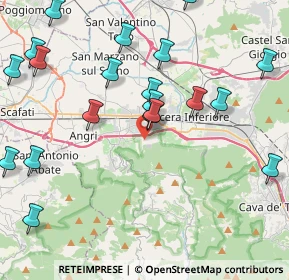 Mappa Via Tramontana, 84016 Pagani SA, Italia (5.3355)