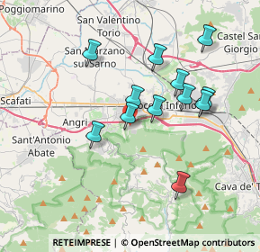 Mappa Via Tramontana, 84016 Pagani SA, Italia (3.515)