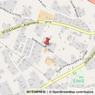 Mappa Strada vicinale li mucci, 07100 Sassari, Sassari (Sardegna)