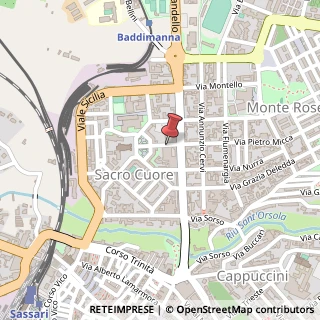 Mappa Via Antonio Piga Sacerdote, 5b, 07100 Sassari, Sassari (Sardegna)