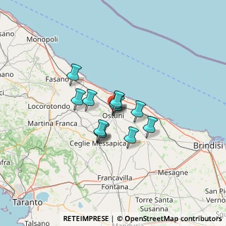 Mappa Via Clemente Leonardo, 72012 Ostuni BR, Italia (9.00833)