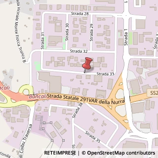 Mappa Via Predda Niedda Strada 33, 92, 07100 Sassari, Sassari (Sardegna)