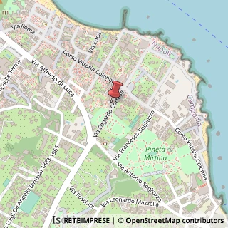 Mappa Via Edgardo Cortese, 25, 80077 Ischia, Napoli (Campania)