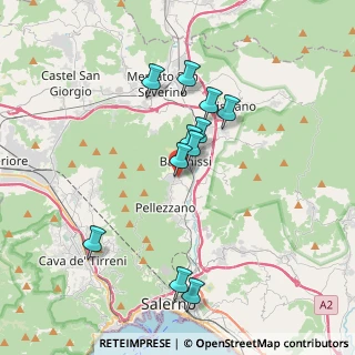Mappa Via D. Cirillo, 84081 Baronissi SA, Italia (3.51909)
