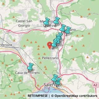 Mappa Via Santa Lucia, 84081 Baronissi SA, Italia (3.74455)