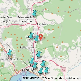 Mappa Via la Fora, 84081 Baronissi SA, Italia (5.73833)