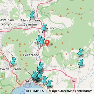 Mappa Via la Fora, 84081 Baronissi SA, Italia (6.2935)