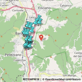Mappa Via la Fora, 84081 Baronissi SA, Italia (1.824)