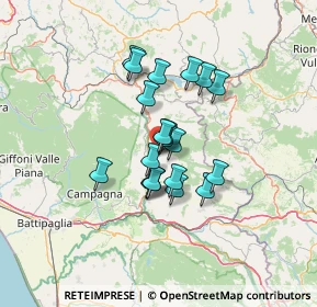 Mappa Strada Comunale Deserte, 84020 Valva SA, Italia (10.211)