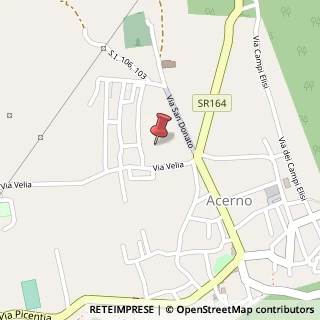 Mappa Via Fortunato Giustino, 1, 84042 Acerno, Salerno (Campania)