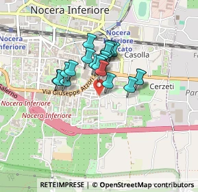 Mappa Via Rione Enrico Calenda, 84014 Nocera Inferiore SA, Italia (0.3225)