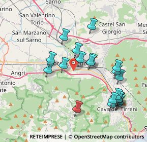 Mappa Via Rione Enrico Calenda, 84014 Nocera Inferiore SA, Italia (4.254)