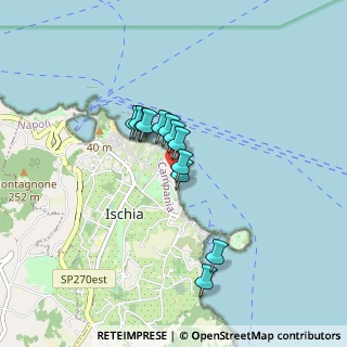 Mappa Via Champault, 80077 Ischia NA, Italia (0.61667)