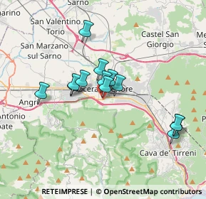 Mappa Via Grimaldi Raffaele, 84014 Nocera Inferiore SA, Italia (3.14538)