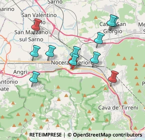 Mappa Via Grimaldi Raffaele, 84014 Nocera Inferiore SA, Italia (3.94091)