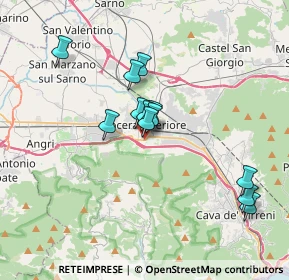 Mappa Via Grimaldi Raffaele, 84014 Nocera Inferiore SA, Italia (3.205)