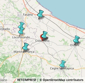 Mappa Viale Valle d'Itria, 72014 Cisternino BR, Italia (7.7525)