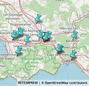 Mappa Via Dei Sarrasti, 84014 Nocera Inferiore SA, Italia (7.58)