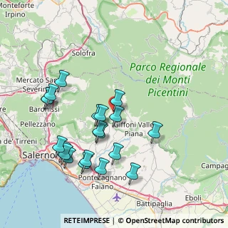 Mappa Via Provitolo, 84090 Giffoni sei Casali SA, Italia (8.6615)