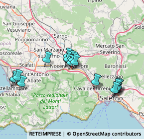 Mappa Via Casa Sasso, 84014 Nocera Inferiore SA, Italia (7.6345)