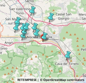 Mappa Via Casa Sasso, 84014 Nocera Inferiore SA, Italia (3.995)