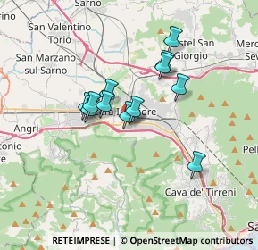 Mappa Via Casa Sasso, 84014 Nocera Inferiore SA, Italia (2.83833)