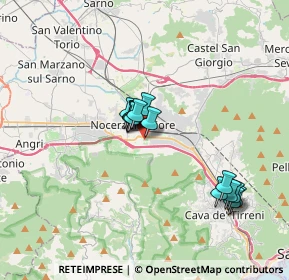 Mappa Via Casa Sasso, 84014 Nocera Inferiore SA, Italia (3.18714)