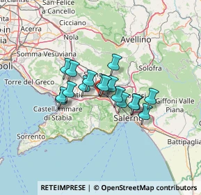 Mappa Via Francesco Fronda, 84014 Nocera Inferiore SA, Italia (9.36353)