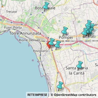 Mappa Via Fondo D'Orto, 80045 Pompei NA, Italia (3.03583)