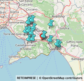 Mappa Via dei Ciliegi, 84014 Nocera Inferiore SA, Italia (10.77333)