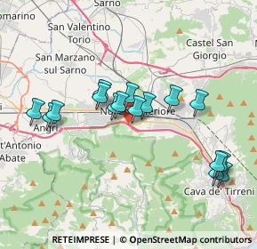 Mappa Via dei Ciliegi, 84014 Nocera Inferiore SA, Italia (3.74375)