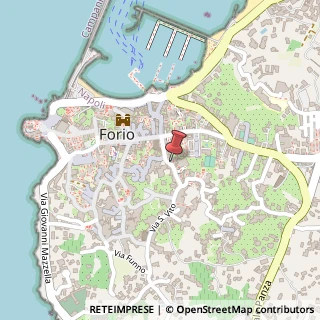 Mappa Via Cardinale Luigi Lavitrano, 40, 80075 Forio, Napoli (Campania)