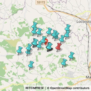 Mappa Via Chiafele zone C, 74015 Martina Franca TA, Italia (1.52308)