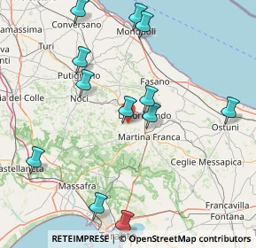 Mappa Via Chiafele zone C, 74015 Martina Franca TA, Italia (19.27083)