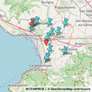 Mappa Via Fontanelle, 80045 Pompei NA, Italia (3.57643)