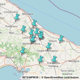 Mappa SP16, 72014 Cisternino BR, Italia (12.99133)