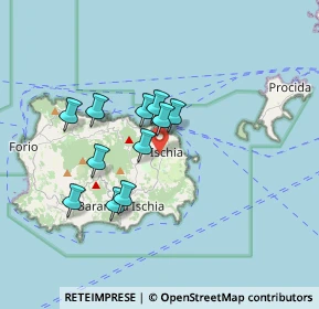 Mappa Via delle Ginestre, 80077 Ischia NA, Italia (3.02909)