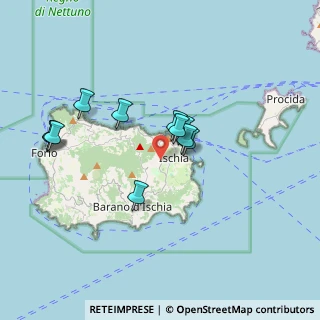 Mappa Via Pendio di Lapillo, 80077 Ischia NA, Italia (3.41909)