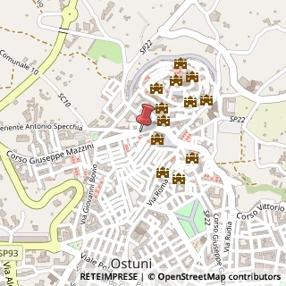 Mappa Corso Giuseppe Mazzini, 27, 72017 Ostuni, Brindisi (Puglia)