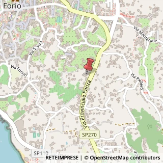 Mappa Via Provinciale Panza, 77, 80075 Forio, Napoli (Campania)