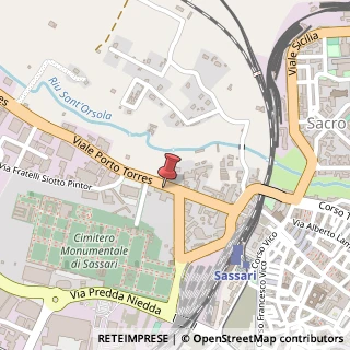 Mappa Viale Porto Torres, 10, 07100 Sassari, Sassari (Sardegna)