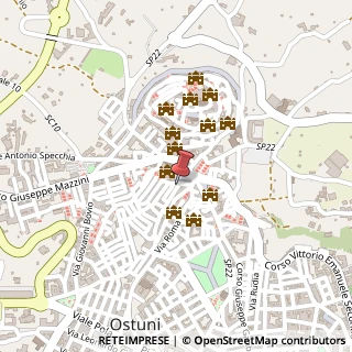 Mappa Via Galileo Galilei, 19, 72017 Ostuni, Brindisi (Puglia)
