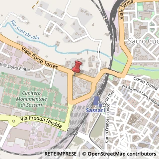 Mappa Viale Porto Torres, 8, 07100 Sassari, Sassari (Sardegna)