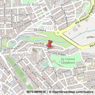 Mappa Via Monsignor Marongiu Del Rio, 43, 07100 Sassari, Sassari (Sardegna)